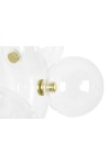 Lampa wisząca CAPRI LINE 3 złota - 180 LED, aluminium, szkło - Moosee